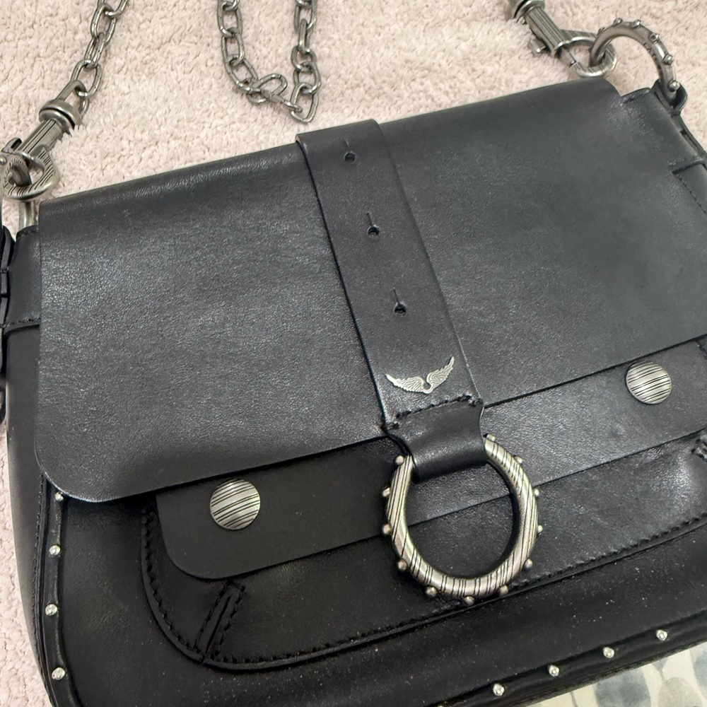 Zadig & Voltaire Kate leather Crossbody and Shoulder bag with dust bag - Picture 3 of 16